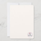 Boots and Bubbly Bridal Shower Kaart (Achterkant)