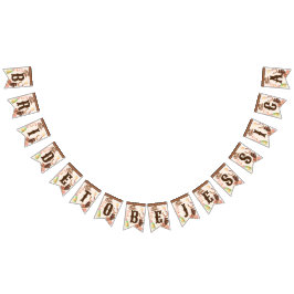 Boots and bubbly bride to be DIY decor banner