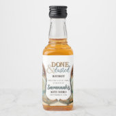 Boots and Bubbly Country Cowgirl Western Verjaarda Likeurfles Etiket (Voorkant)