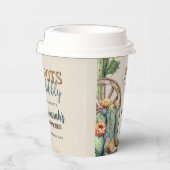 Boots and Bubbly Country Cowgirl Western Verjaarda Papieren Bekers (Rechts)