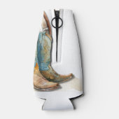 Boots and Bubbly Country Western Rodeo Theme Party Flesjeskoeler (Achterkant)