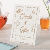 Boots and Bubby Bridal Shower Cards and Gifts Reclamebord Met Voetstuk (Insitu)