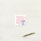 Boots and Roses Post-Its Post-it® Notes (Op bureau)