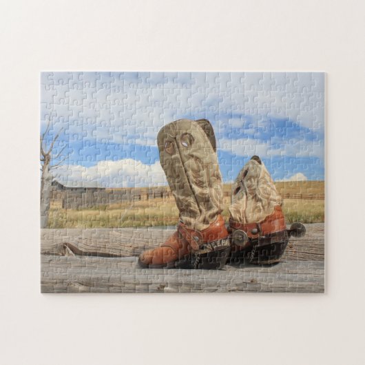 Boots and Spurs Puzzle Legpuzzel (Horizontaal)