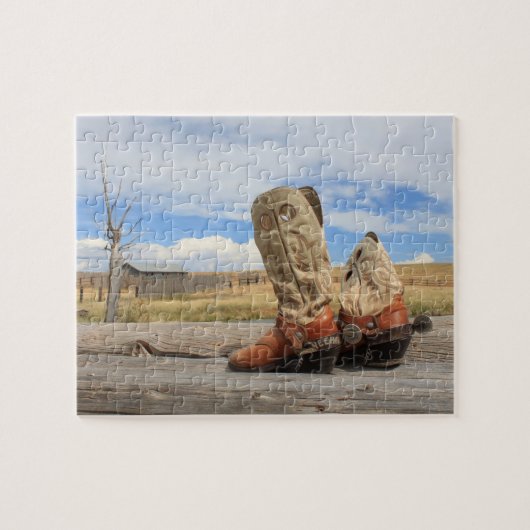 Boots and Spurs Puzzle Legpuzzel (Horizontaal)