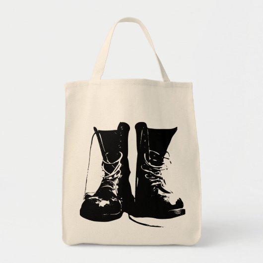 Boots (Black Version) Grocery Tas (Voorkant)