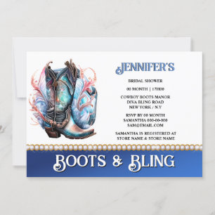 Boots bling Glanzende cowboylaars diamanten kett Kaart