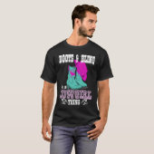 Boots Bling Its A Cowgirl Thing Country Life T-shirt (Voorkant volledig)