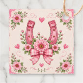 Boots Bows and Baby Toes Bedankjes Labels (Achterkant)