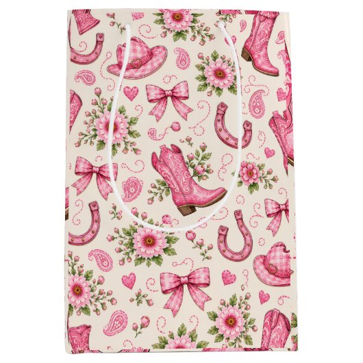 Boots Bows and Baby Toes Medium Cadeauzakje (Voorkant)