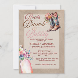 Boots Brunch & Bubbly Bruids Douche Uitnodiging