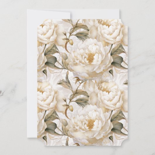 Boots & Bubble Elegant Rustic Floral Vrijgezellenf Kaart (Achterkant)