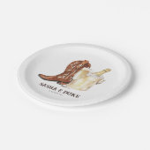 Boots & Bubble Rustic Western Vrijgezellenfeest Papieren Bordje (Gekanteld)