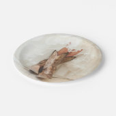 Boots & Bubble Texas Bride in Boots Vrijgezellenfe Papieren Bordje (Gekanteld)