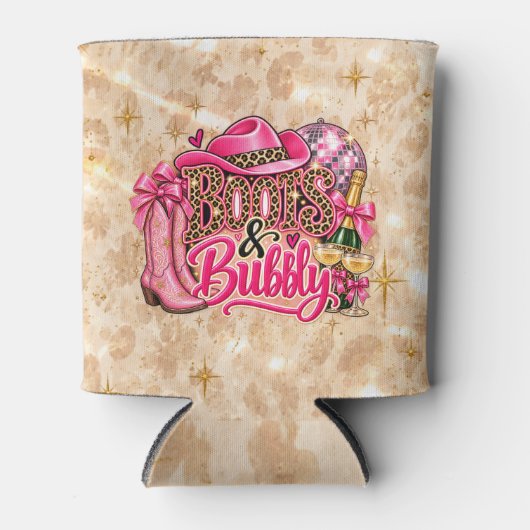 Boots & Bubbly Bachelorette Party Kan Koeler (Voorkant)