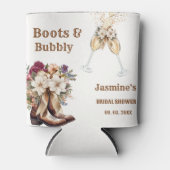 Boots & Bubbly Boho Western Vrijgezellenfeest Part Blikjeskoeler (Voorkant)