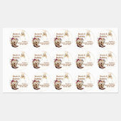 Boots & Bubbly Boho Western Vrijgezellenfeest Part Labels (Vel)