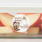 Boots & Bubbly Boho Western Vrijgezellenfeest Part Labels (Aangebracht)