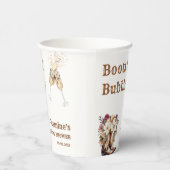 Boots & Bubbly Boho Western Vrijgezellenfeest Part Papieren Bekers (Rechts)