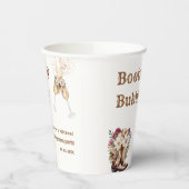 Boots & Bubbly Boho Westerne verlovingsfeest Papieren Bekers (Links)