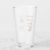 Boots & Bubbly Boho Westerse Bruiloftsfeest Partij Glas (Achterkant)