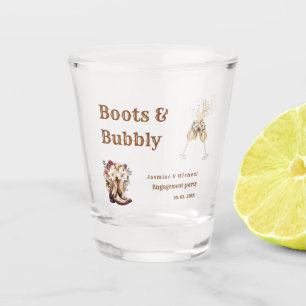 Boots & Bubbly Boho Westerse verlovingsfeest Shot Glas