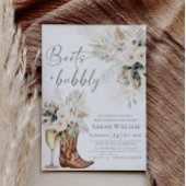 Boots Bubbly Groene Bruiloftsuitnodiging Kaart