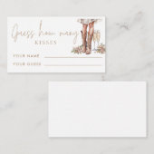 Boots & Bubbly Raad hoeveel kussen bruidsspel Informatiekaartje (Voorkant / Achterkant)