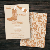 Boots Bubbly Rustic Western Country Vrijgezellenfe