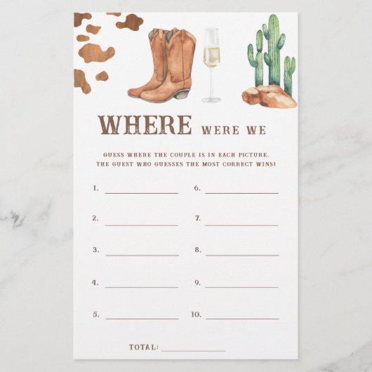 Boots & Bubbly Vrijgezellenfeest Waar waren we spe (Voorkant)