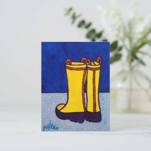 Boots by Piliero Briefkaart (Staand voorkant)