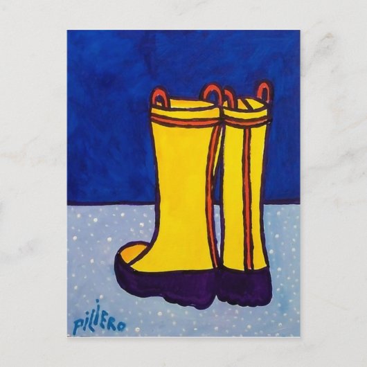 Boots by Piliero Briefkaart (Voorkant)