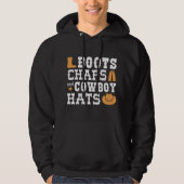 Boots Chaps And Cowboy Hats Hoodie (Voorkant)
