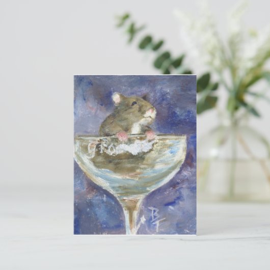 Boots Dwarf Hamster Briefkaart (Staand voorkant)