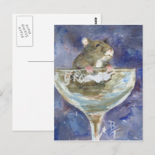 Boots Dwarf Hamster Briefkaart (Voorkant / Achterkant)