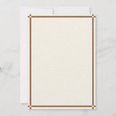 Boots en Bubble Western Bridal Shower Invitation Kaart (Achterkant)