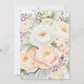 Boots en Bubble Western Bridal Shower Invitation Kaart (Achterkant)