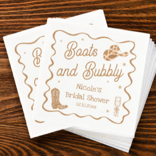 Boots en Bubby Bruidsfeest Servet