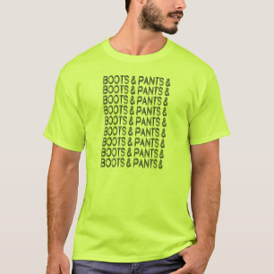 Boots en Pants T-shirt