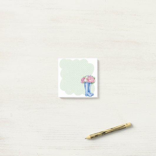 Boots en Rozen Post-It Notities Post-it® Notes (Op bureau)