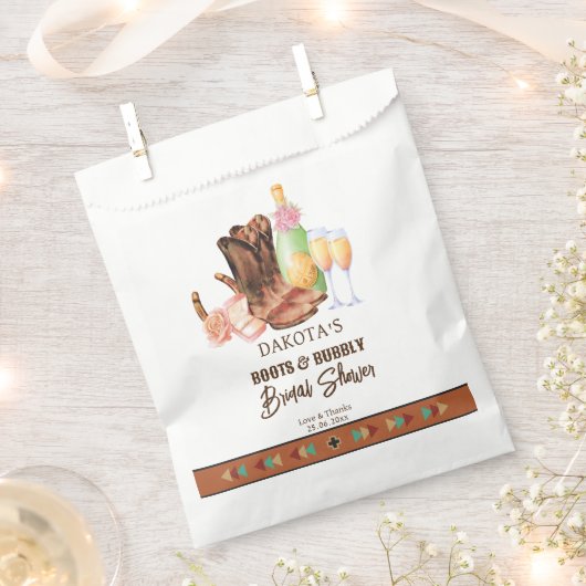 Boots en western cowgirl brunch bedankt bedankzakje (Geknipt)