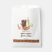 Boots en western cowgirl brunch bedankt bedankzakje (Voorkant)