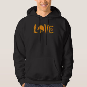Boots Helmet Hoefijzer Love Riding Horse Equestri Hoodie