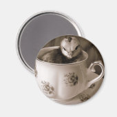 Boots in een theebeker magneet (Voorkant / Achterkant)