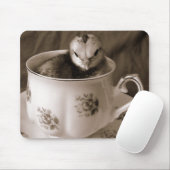 Boots in een theebeker muismat (Met muis)