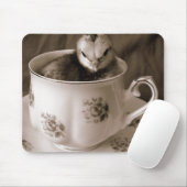 Boots in een theebeker muismat (Met muis)