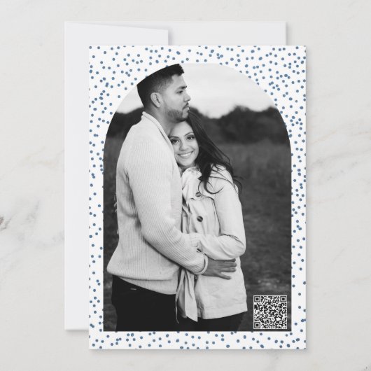 Boots Love & Buttercream Denim Western Verloving Kaart (Achterkant)