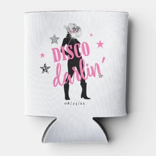 Boots 'n Bling Bachelorette Disco Darlin' ID925 Blikjeskoeler (Voorkant)