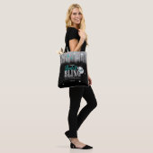 Boots 'n Bling Disco Bachelorette Blauwgroen ID925 Tote Bag (Op model)