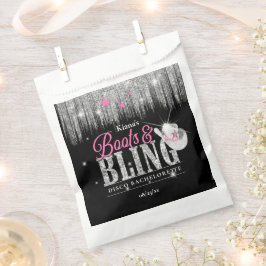 Boots 'n Bling Disco Bachelorette ID925 Bedankzakje